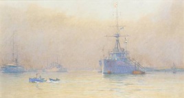 HMS DREADNOUGHT, PORTSMOUTH, 1908