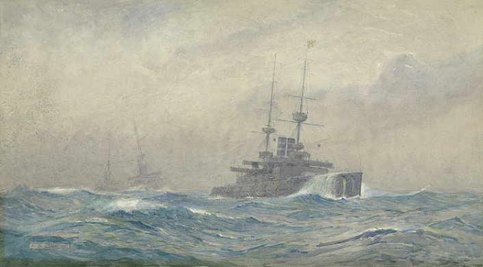 HMS JUPITER ON A FILTHY DAY