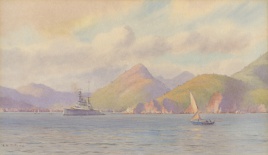 HMS REPULSE OFF RIO DE JANEIRO, SEPTEMBER 1922