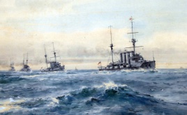 HMS SHANNON and squadron