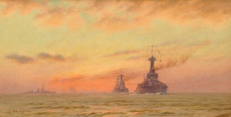 HMS ORION & 2nd Battle Squadron