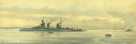 HMS LION at Scapa December 1918