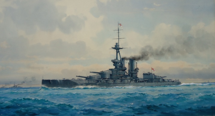 HMS IRON DUKE during World War 1: C-in C's flagship