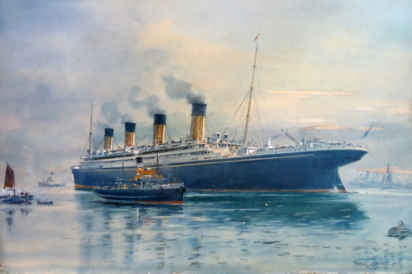RMS OLYMPIC at Southampton