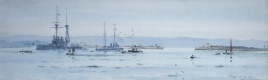 HMS AGAMEMNON at Portland