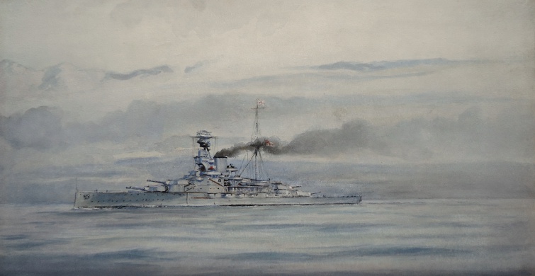 R Class battleship 1930s