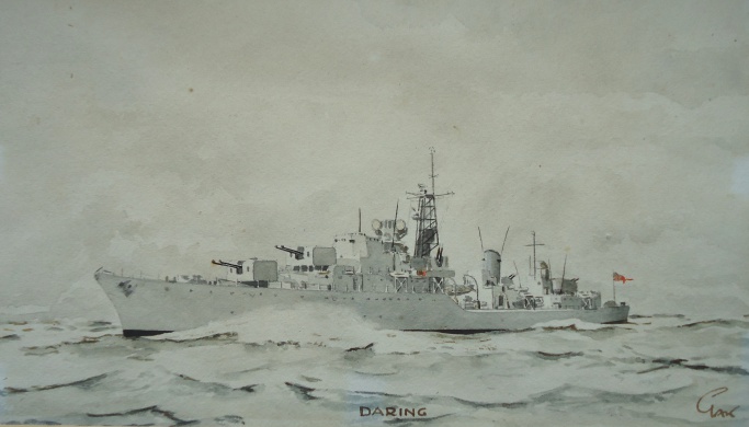 HMS DARING early 1950s