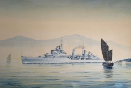 HMS BELFAST, Hong Kong; early 1950s