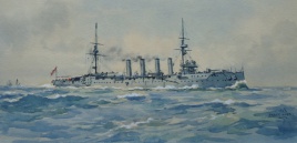 HMS HAMPSHIRE, lost whilst carrying Field Marshal Lord Kitchener to Russia 100 years ago, June 1916