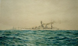 Battle cruisers in the Mediterranean - HMS REPULSE and RENOWN