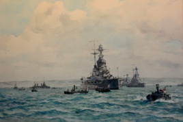 HMS BARHAM and the 5th Battle Squadron in Cherbourg, 1919