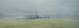HMS GALATEA investigates off the Jutland peninsular: 31st May 1916