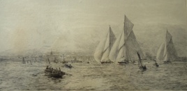 J Class racing off Ryde, Isle of Wight