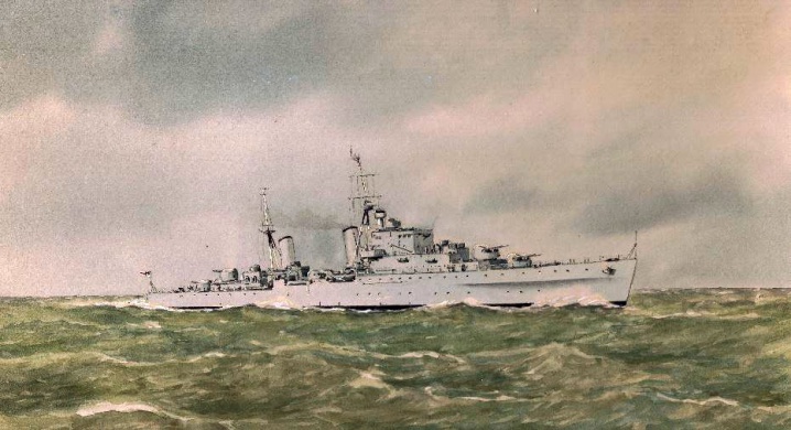HMS EURYALUS - Dido Class light cruiser