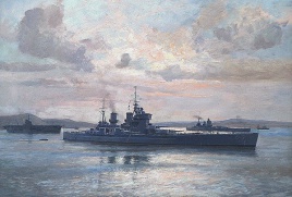 HMS PRINCE OF WALES, Scapa Flow