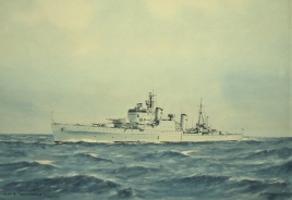 HMS NEWCASTLE - Town Class cruiser