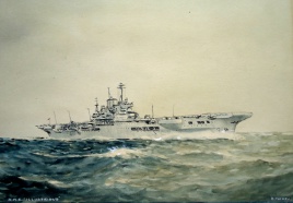 HMS ILLUSTRIOUS - fixed wing carrier