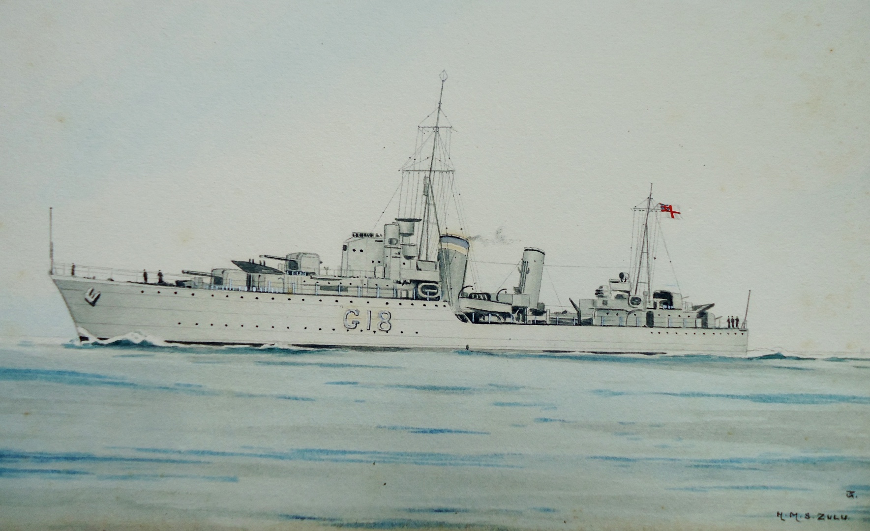 HMS ZULU, Tribal Class destroyer
