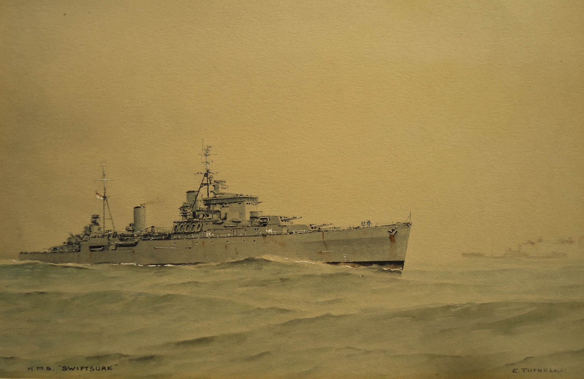 25 HMS Swiftsure arte de edición limitada 