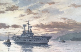 HMS ARK ROYAL (1955) Pays off December 1978