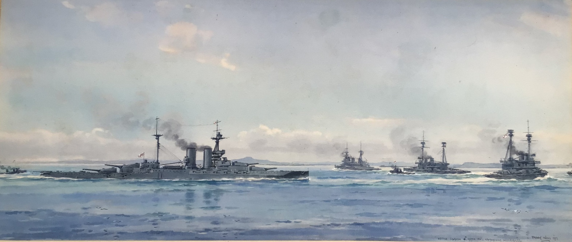 HMS QUEEN ELIZABETH ARRIVING AT THE DARDANELLES