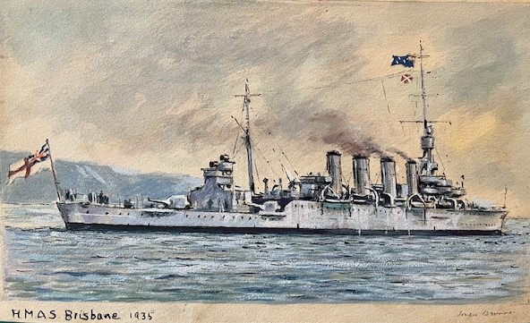 HMAS Brisbane 1935